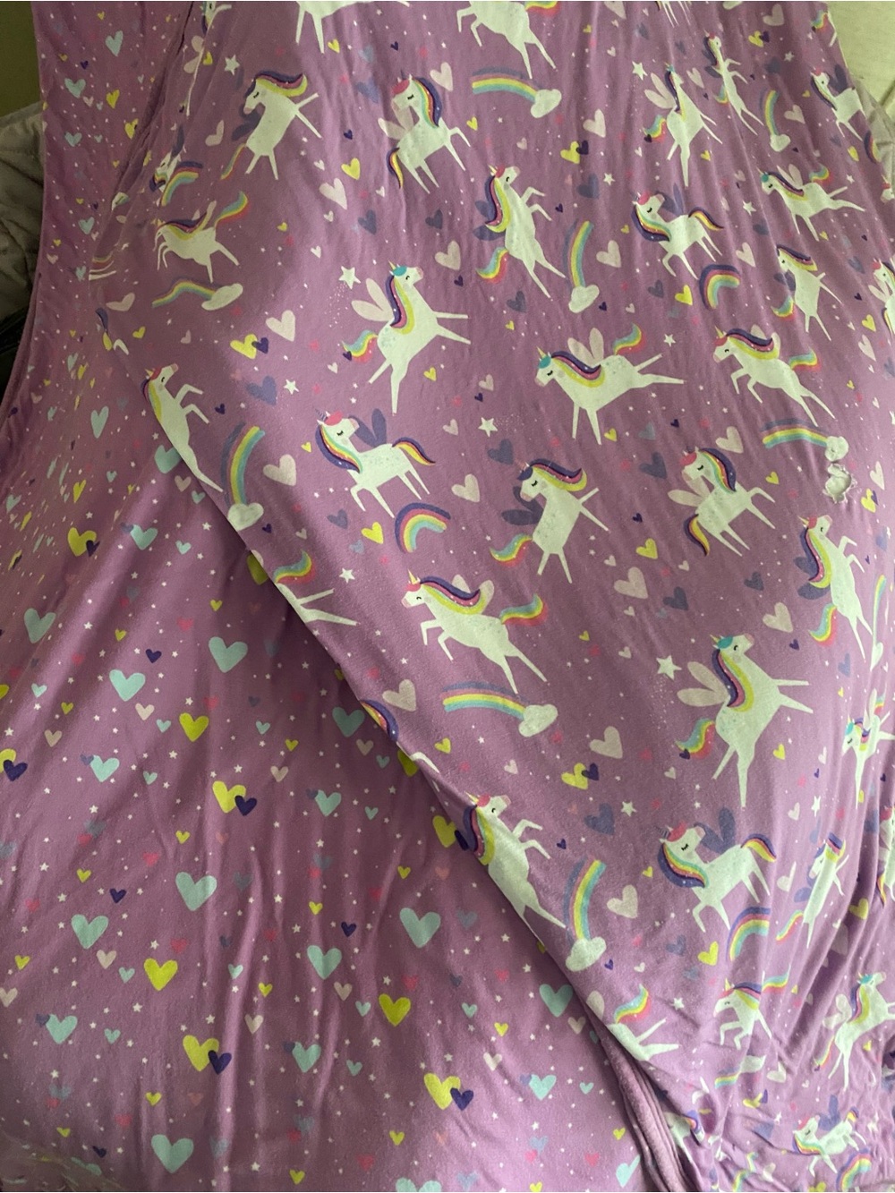 Little sleepies unicorn cloud blanket